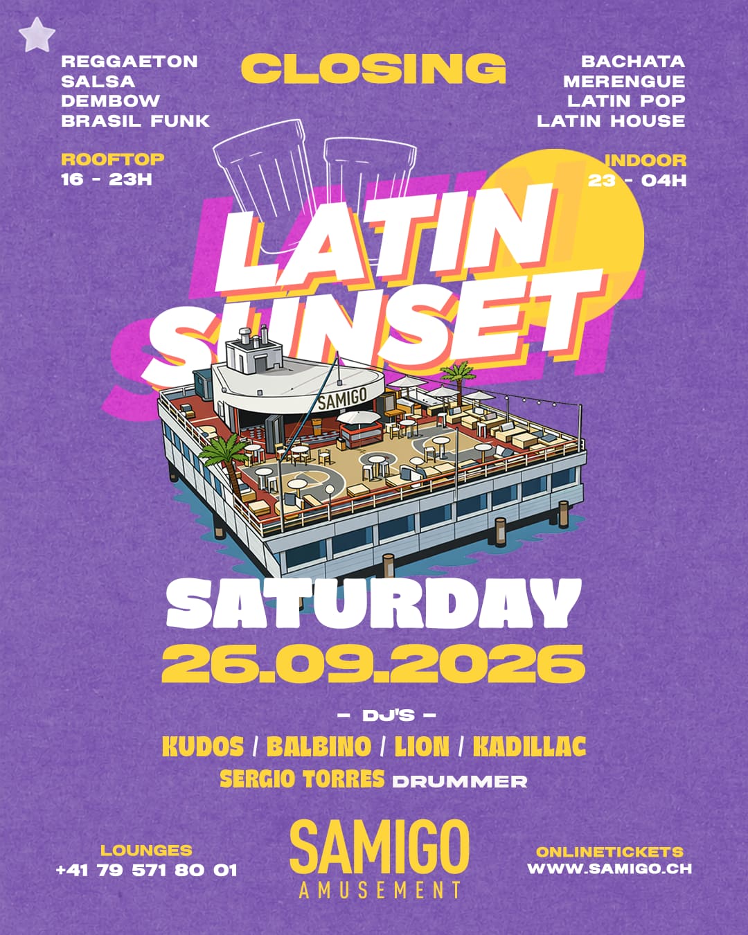 Latin Sunset Closing